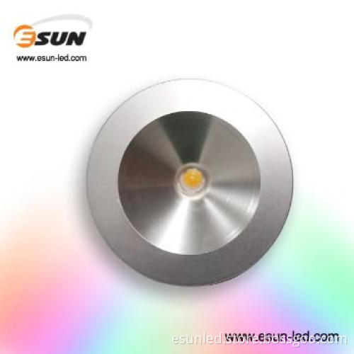 DC12V 1W puck lights led,display lighting CNC casting CRI>8